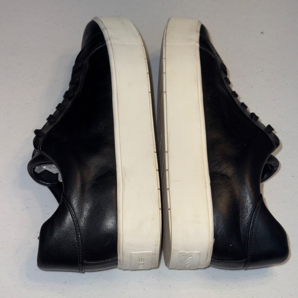 Vince Benfield Platform Sneaker Black Size 10 US - Size 40 EU - Picture 4 of 10